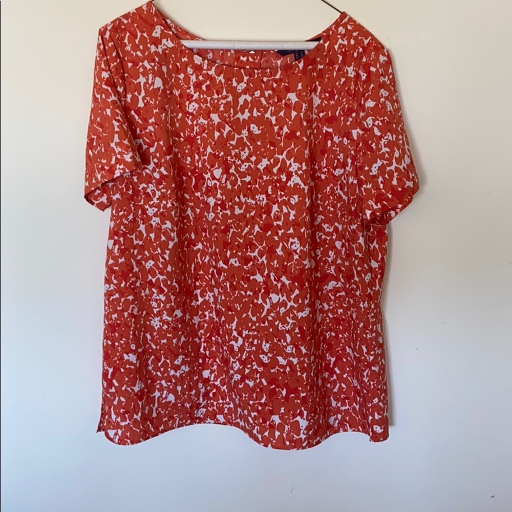 Long tall sally short sleeve blouse size 10